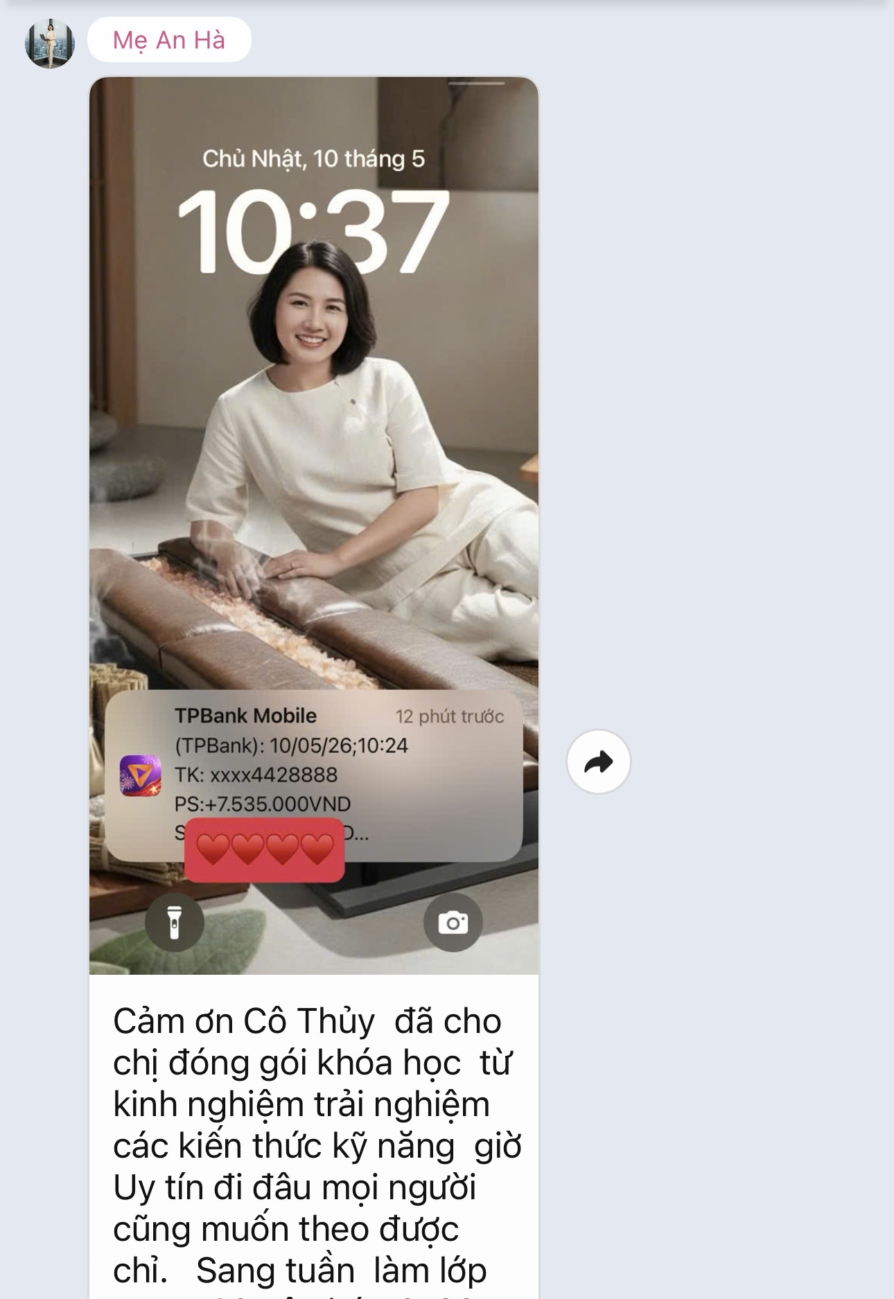 Doanh thu từ sản phẩm đã đóng gói