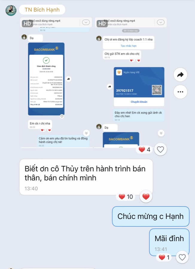 Khách hàng nâng cấp mười triệu đồng
