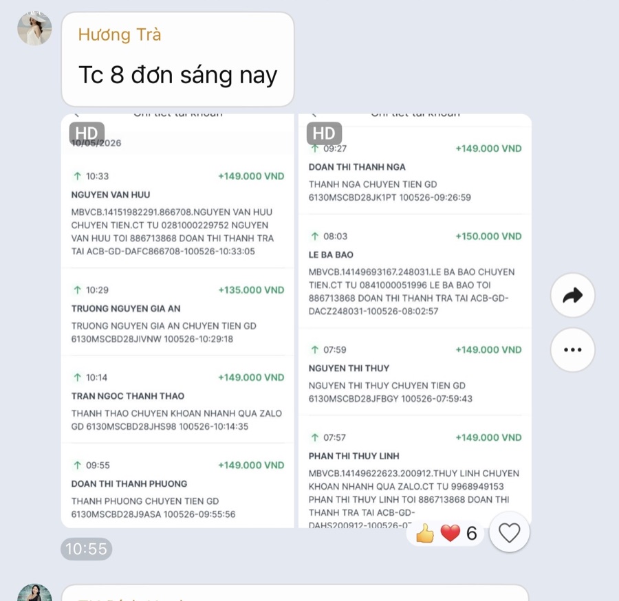 Tám đơn trong một buổi sáng