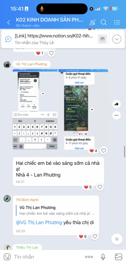 Hai giao dịch trong một buổi
