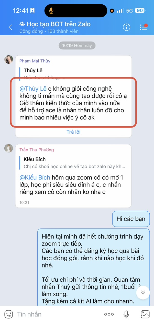 Phạm Mai Thủy: không giỏi công nghệ vẫn tự tạo được bot