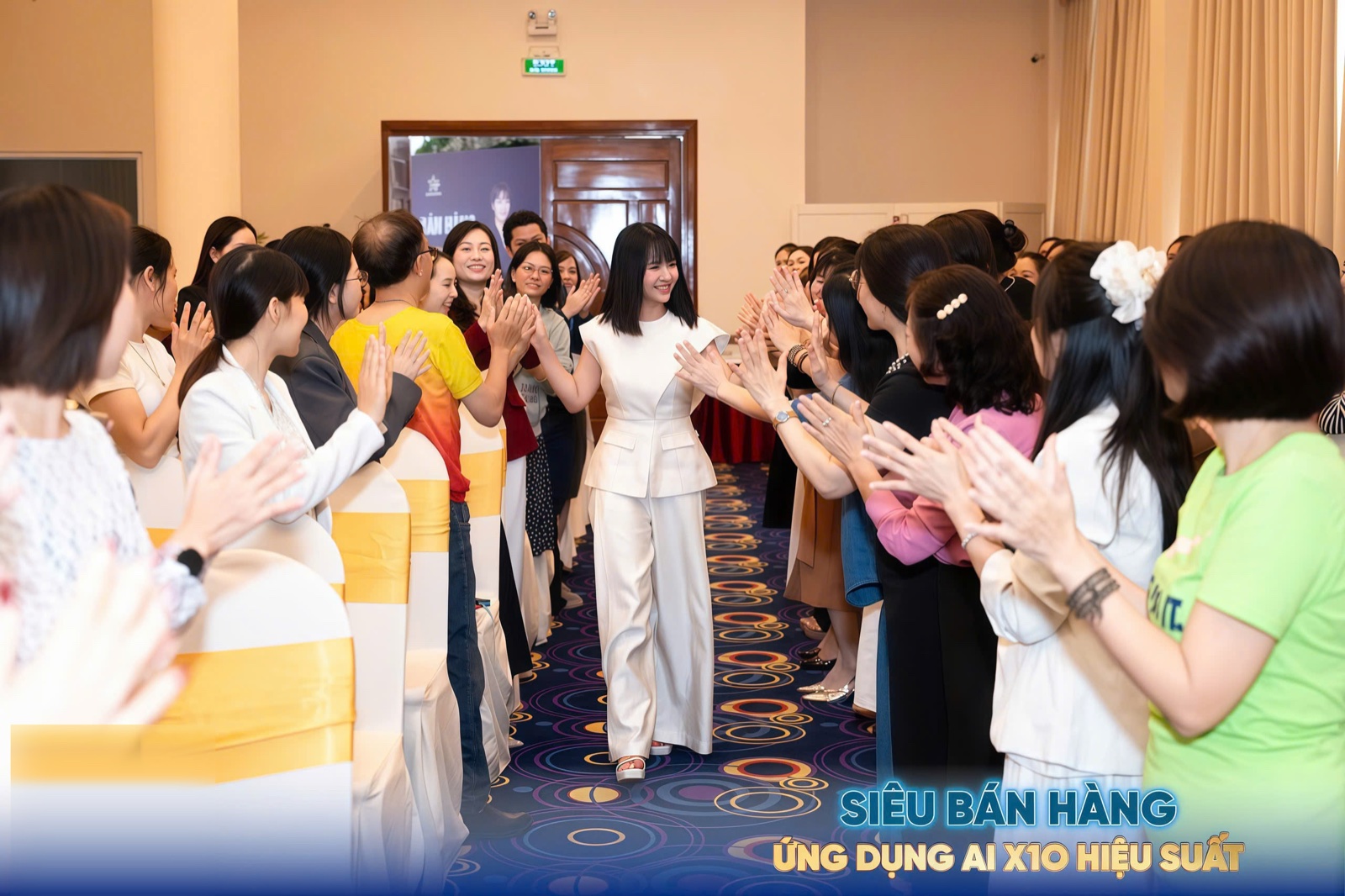 Thuỷ tại sự kiện đào tạo trực tiếp